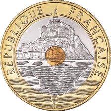 Coin, France, Mont Saint Michel, 20 Francs, 2001, Paris, BU, MS(65-70)