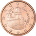 San Marino, 5 Euro Cent, 2012, Rome, BU, FDC, Copper Plated Steel, KM:442