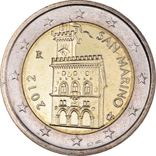 San Marino, 2 Euro, 2012, Rome, BU, FDC, Bimetálico, KM:486