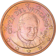 VATICAN CITY, 2 Euro Cent, 2011, Rome, BU, MS(65-70), Copper Plated Steel