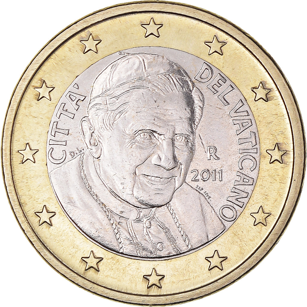 Cité du Vatican, Euro, 2011, Rome, BU, FDC, Bimétallique, KM:388