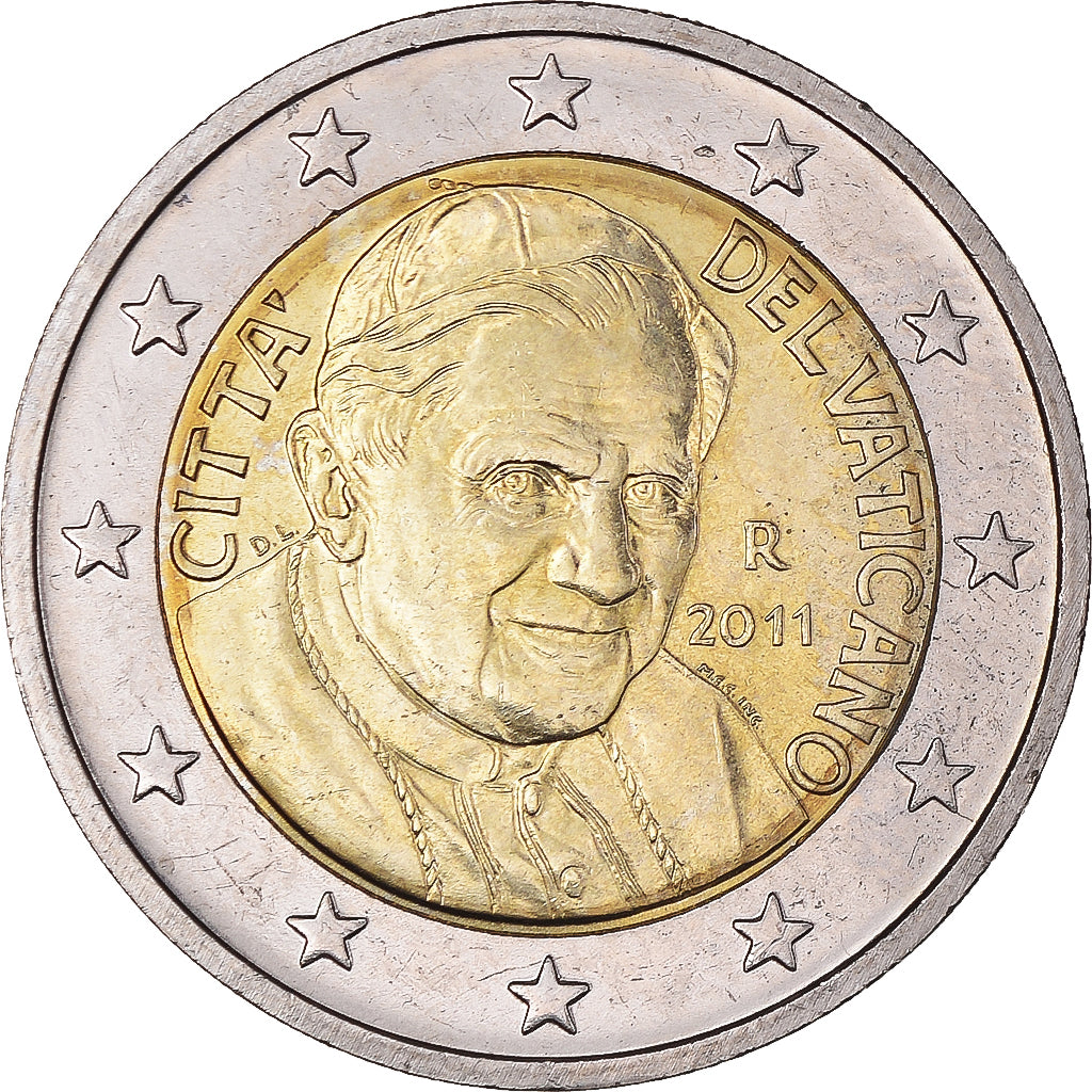 VATICAN CITY, 2 Euro, 2011, Rome, BU, MS(65-70), Bi-Metallic, KM:389