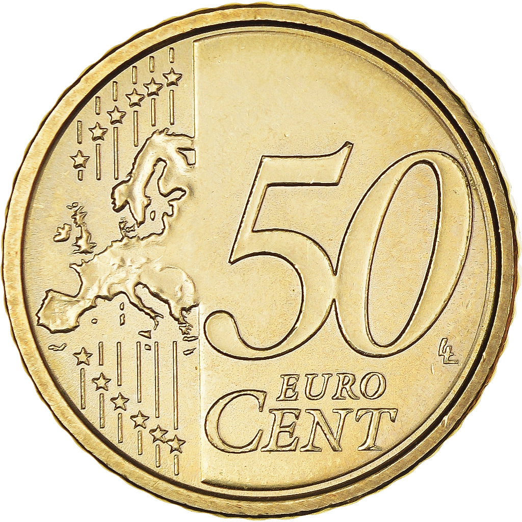 CIUDAD DEL VATICANO, 50 Euro Cent, 2012, Rome, BU, FDC, Latón, KM:387