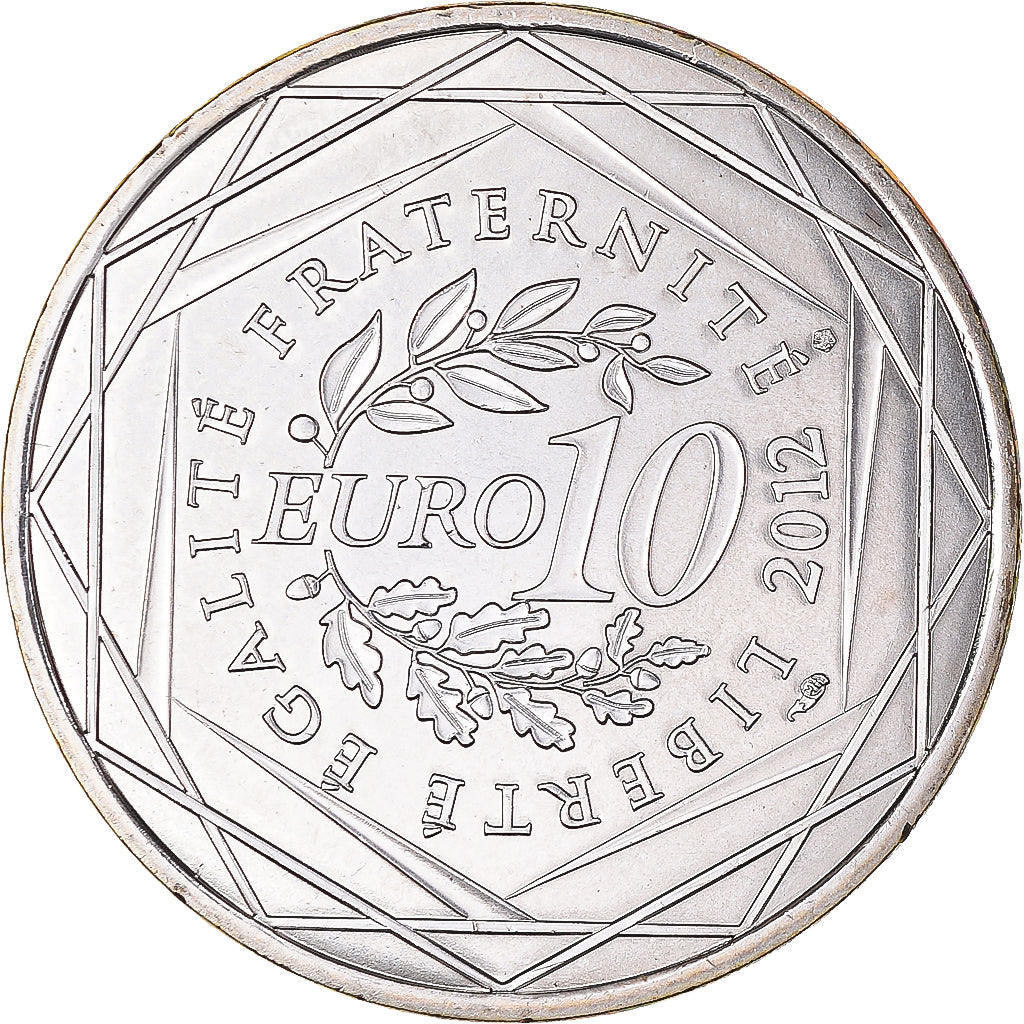 Francia, 10 Euro, Bretagne, 2012, Paris, FDC, Plata, Gadoury:EU514, KM:1866