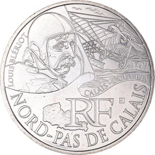 Francja, 10 Euro, Nord-Pas-de-Calais, 2012, Paris, MS(65-70), Srebro