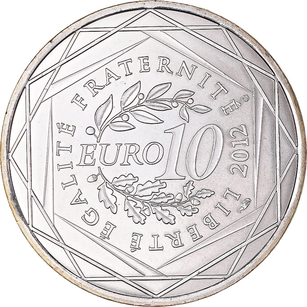 Francia, 10 Euro, Picardie, 2012, Paris, FDC, Plata, Gadoury:EU514, KM:1882