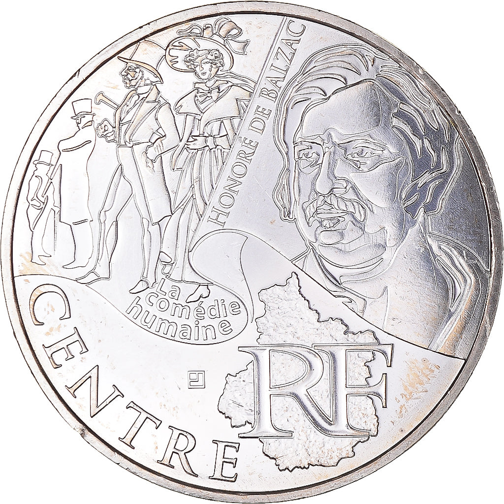Francia, 10 Euro, Centre, 2012, Paris, FDC, Plata, Gadoury:EU514, KM:1868