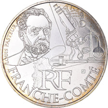 Francia, 10 Euro, 2012, Paris, Franche-Comté, FDC, Plata, Gadoury:EU514