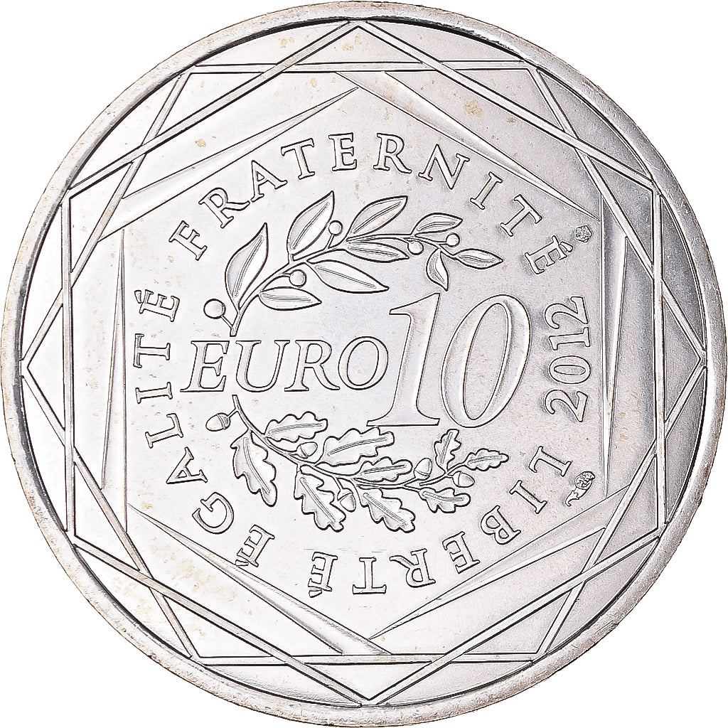 Francia, 10 Euro, 2012, Paris, Limousin, FDC, Plata, Gadoury:EU514, KM:1878