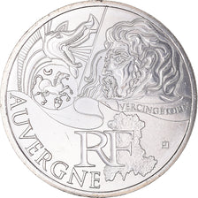 France, 10 Euro, 2012, Paris, Auvergne, FDC, Argent, Gadoury:EU514, KM:1864