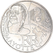 France, 10 Euro, 2012, Paris, Mayotte, MS(65-70), Silver, Gadoury:EU514, KM:1862