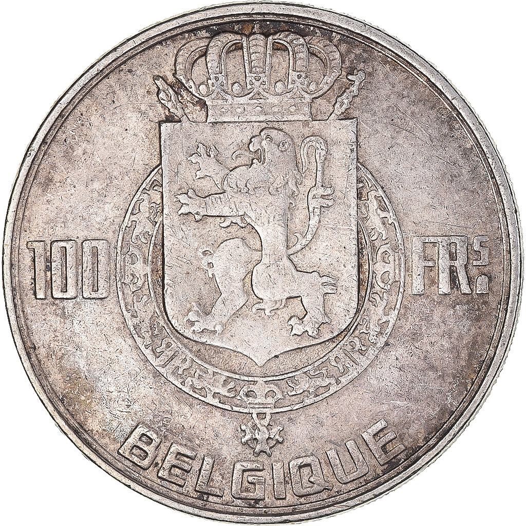 Münze, Belgien, Baudouin I, 100 Francs, 100 Frank, 1954, SS, Silber, KM:138.1