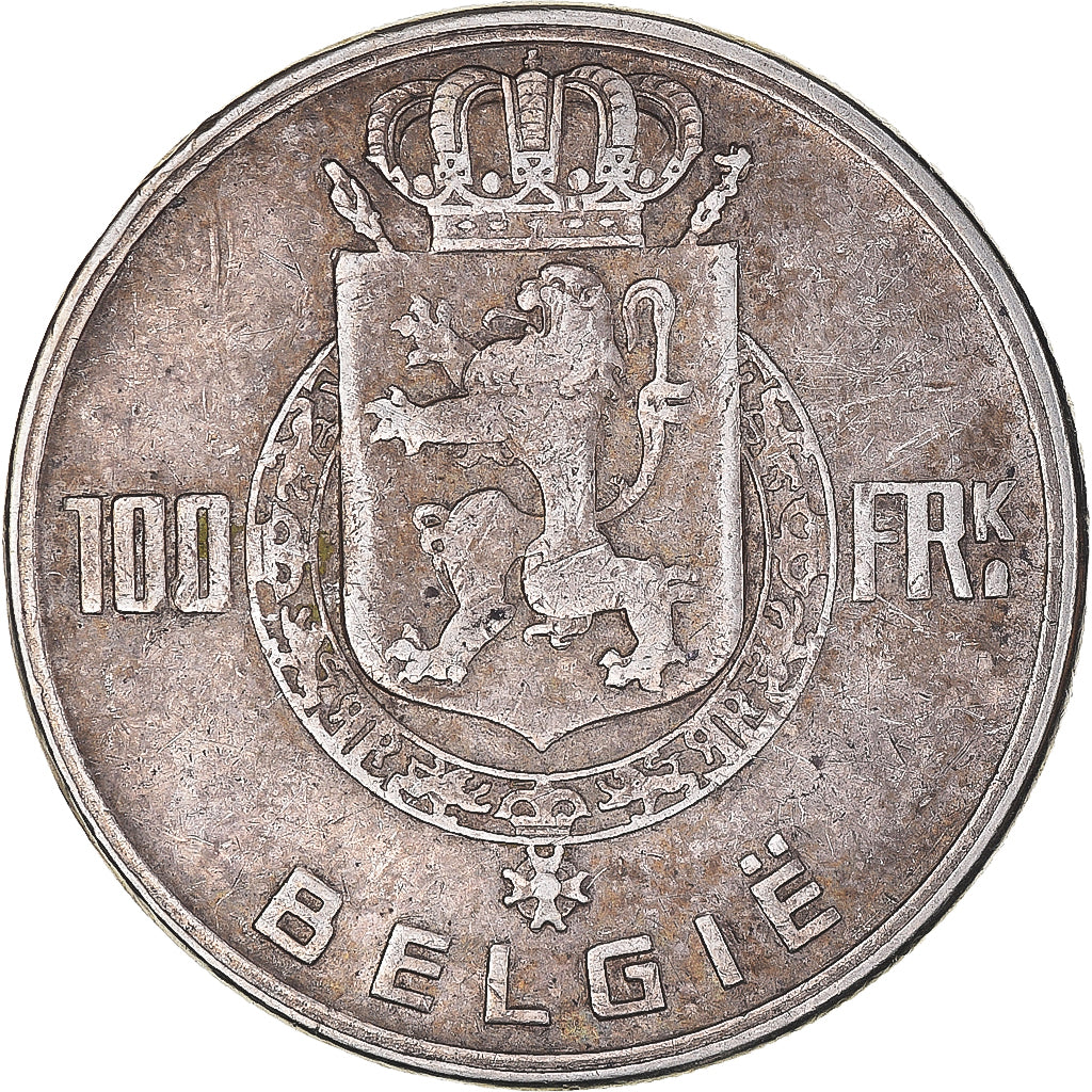 Moneda, Bélgica, Régence Prince Charles, 100 Francs, 100 Frank, 1949, MBC