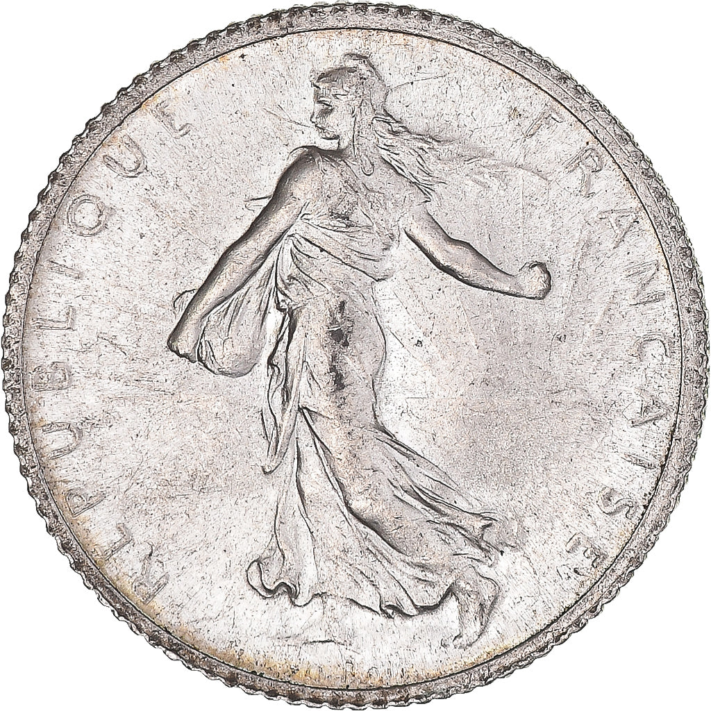 Moneta, Francia, Semeuse, Franc, 1916, Paris, SPL-, Argento, KM:844.1