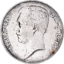 Coin, Belgium, Albert I, Franc, 1912, EF(40-45), Silver, KM:72