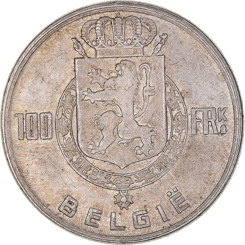 Münze, Belgien, Régence Prince Charles, 100 Francs, 100 Frank, 1951, SS