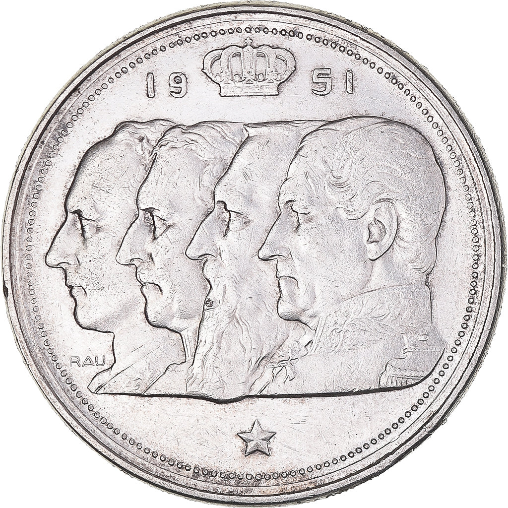 Monnaie, Belgique, Régence Prince Charles, 100 Francs, 100 Frank, 1951, TTB+