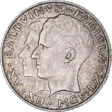 Coin, Belgium, Baudouin I, 50 Francs, 50 Frank, 1960, AU(50-53), Silver
