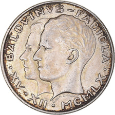 Münze, Belgien, Baudouin I, 50 Francs, 50 Frank, 1960, SS+, Silber, KM:152.1