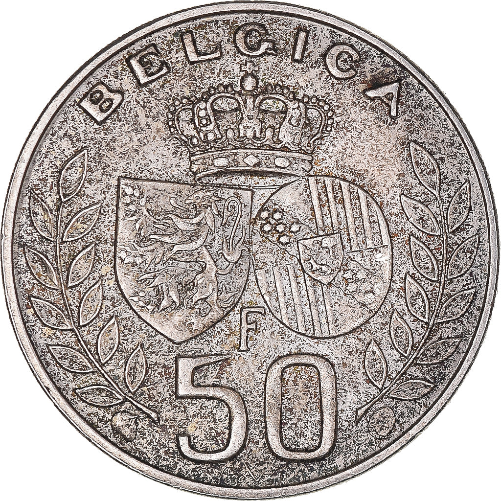 Moneta, Belgio, Baudouin I, 50 Francs, 50 Frank, 1960, BB+, Argento, KM:152.1