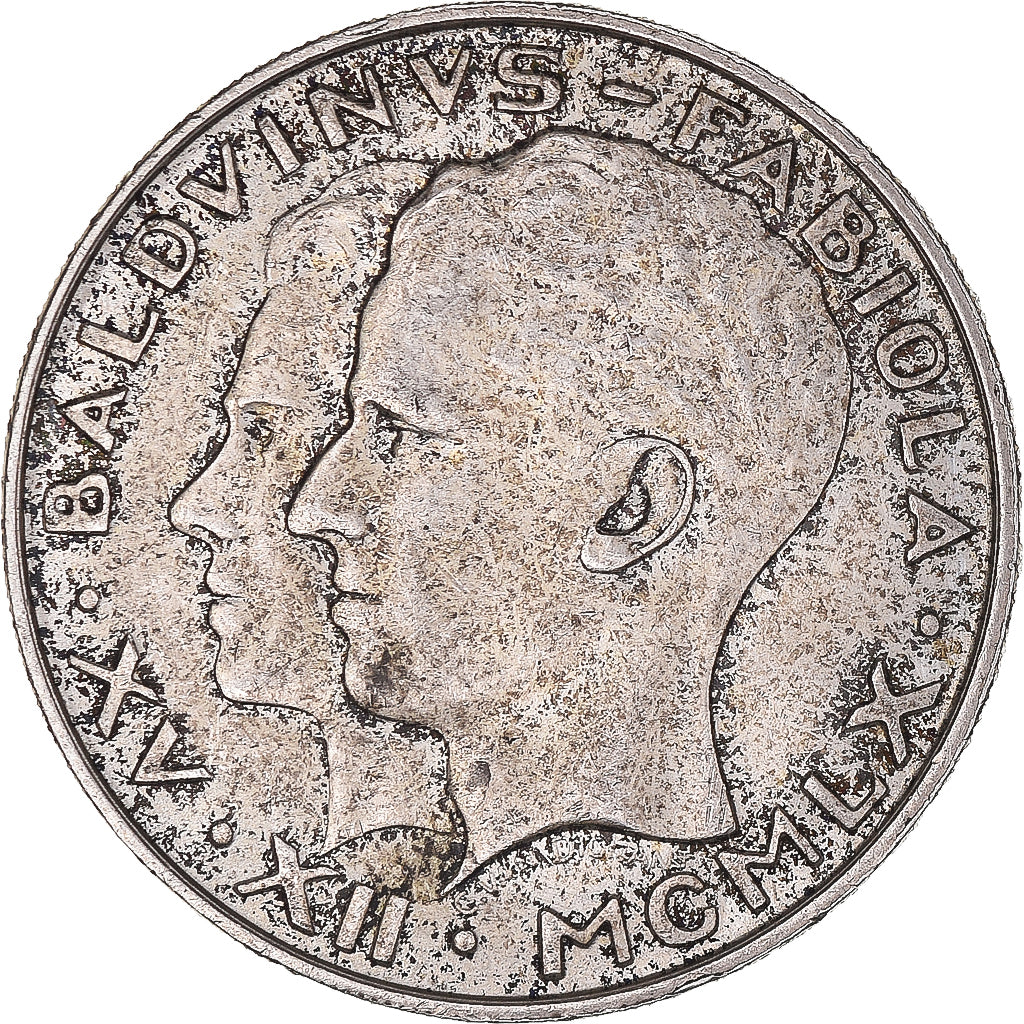 Moneta, Belgio, Baudouin I, 50 Francs, 50 Frank, 1960, BB+, Argento, KM:152.1