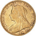 Coin, Australia, Victoria, Sovereign, 1895, Melbourne, EF(40-45), Gold, KM:13