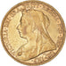 Münze, Australien, Victoria, Sovereign, 1895, Melbourne, SS+, Gold, KM:13
