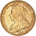 Munten, Australië, Victoria, Sovereign, 1896, Melbourne, ZF+, Goud, KM:13