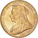 Moeda, Grã-Bretanha, Victoria, Sovereign, 1901, AU(50-53), Dourado, KM:785