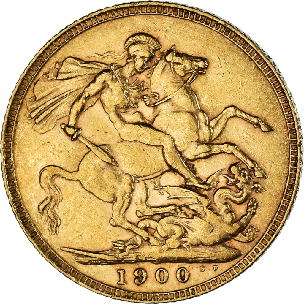 Monnaie, Grande-Bretagne, Victoria, Sovereign, 1900, TTB+, Or, KM:785