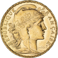Moneda, Francia, Marianne, 20 Francs, 1905, Paris, EBC+, Oro, KM:847