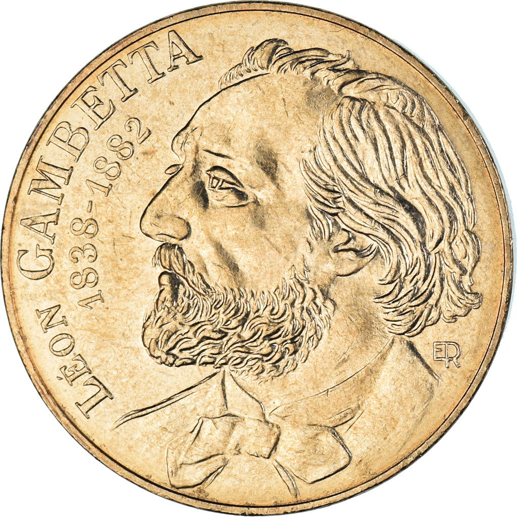 Munten, Frankrijk, Gambetta, 10 Francs, 1982, Paris, PR+, Nickel-Bronze, KM:950