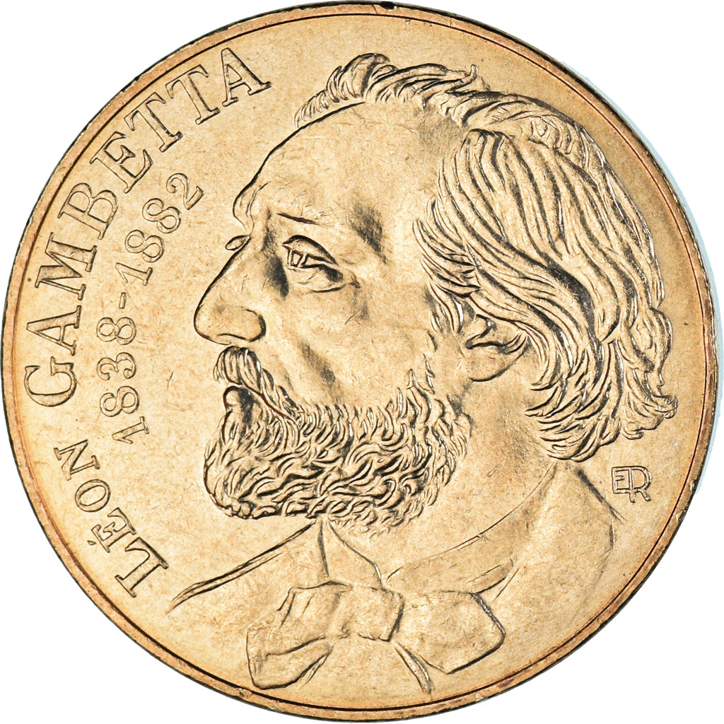 Moneta, Francia, Gambetta, 10 Francs, 1982, Paris, SPL, Nichel-bronzo, KM:950