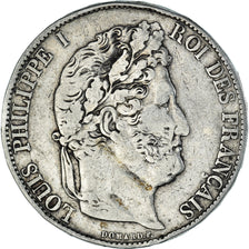 Monnaie, France, Louis-Philippe, 5 Francs, 1847, Paris, TB+, Argent