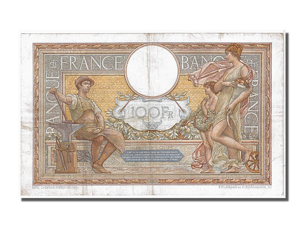 100 Francs Luc Oliver Merson type 
