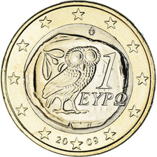 Grecja, Euro, 2009, Athens, MS(60-62), Bimetaliczny, KM:214