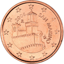 San Marino, 5 Euro Cent, 2006, Rome, AU(55-58), Copper Plated Steel, KM:442