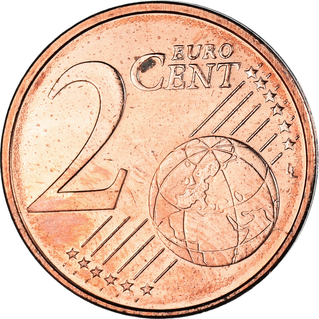 Luxemburgo, 2 Euro Cent, 2013, AU(55-58), Aço Cromado a Cobre, KM:76