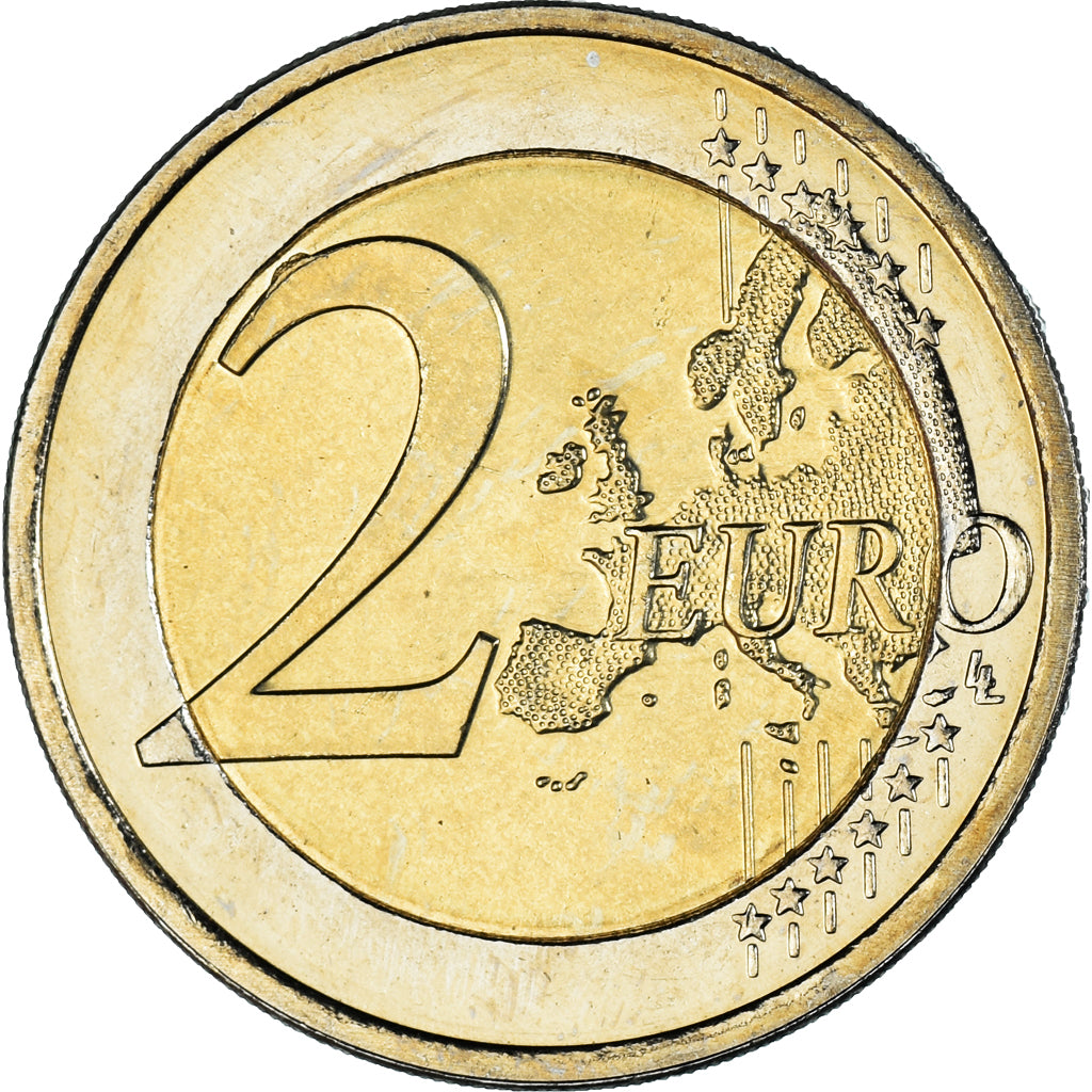 Luxembourg, 2 Euro, 2013, MS(60-62), Bi-Metallic, KM:93