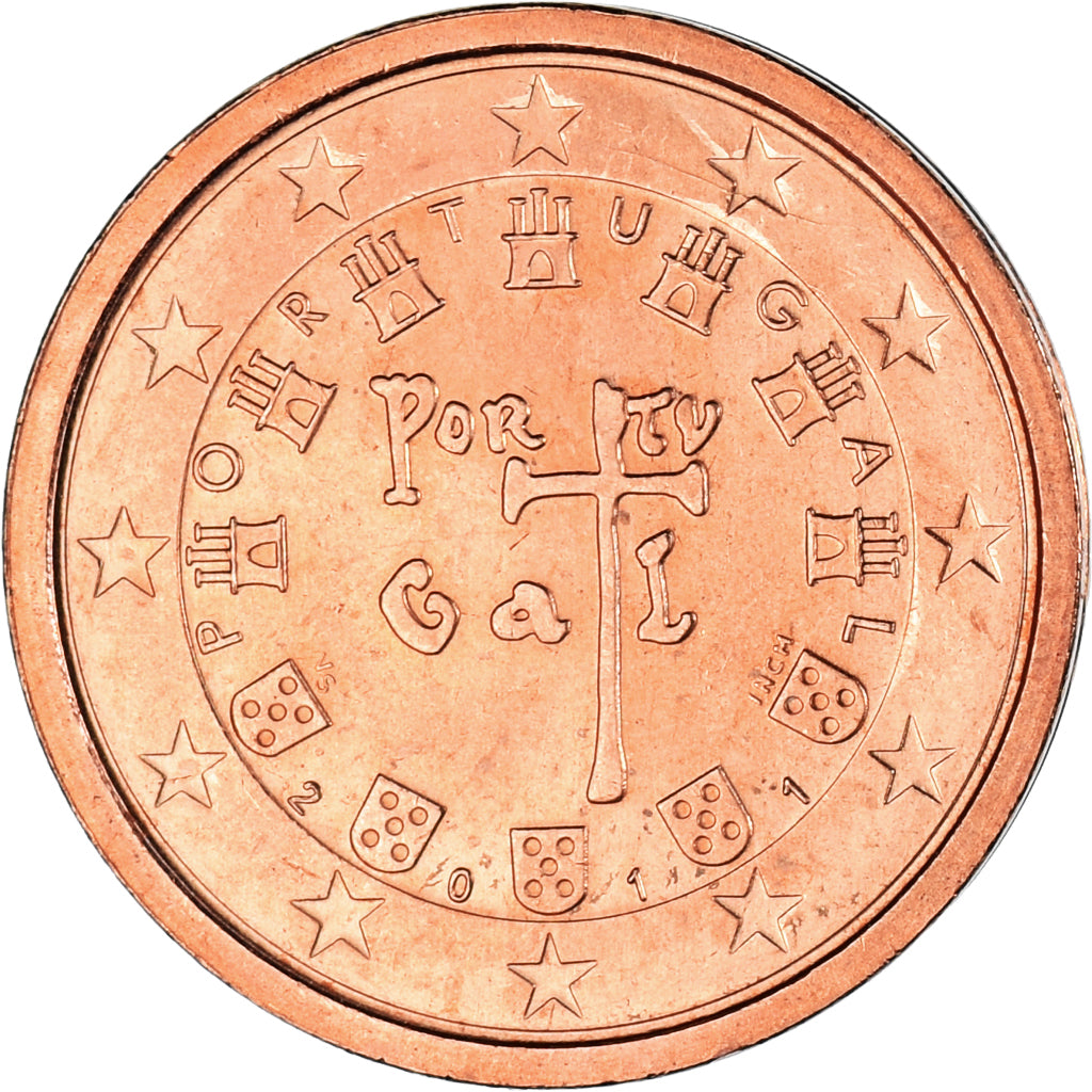 Portogallo, 2 Euro Cent, 2011, Lisbon, SPL-, Acciaio placcato rame, KM:741