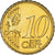 Austria, 10 Euro Cent, 2012, Vienna, AU(55-58), Brass, KM:3139