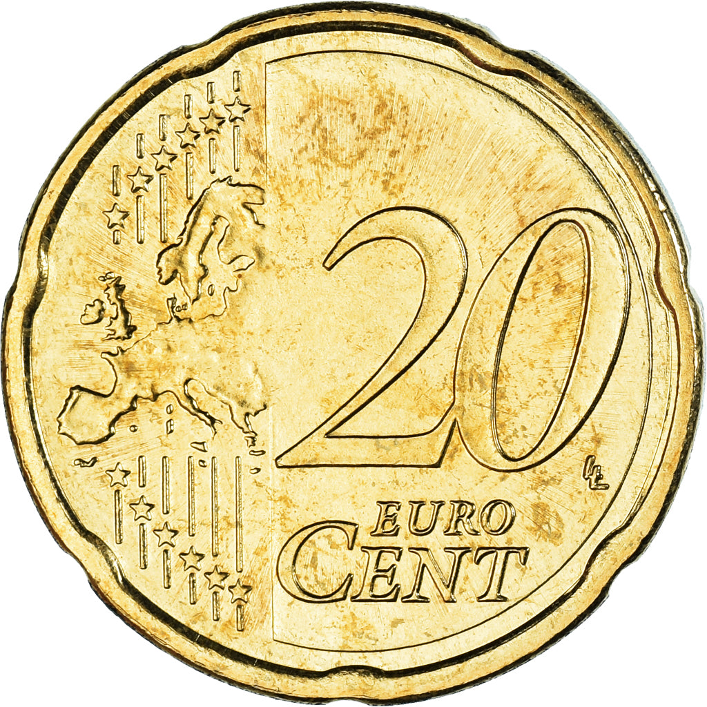 Oostenrijk, 20 Euro Cent, 2010, Vienna, PR, Tin, KM:3140