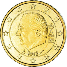 Belgium, 10 Euro Cent, 2012, Brussels, AU(55-58), Brass, KM:277