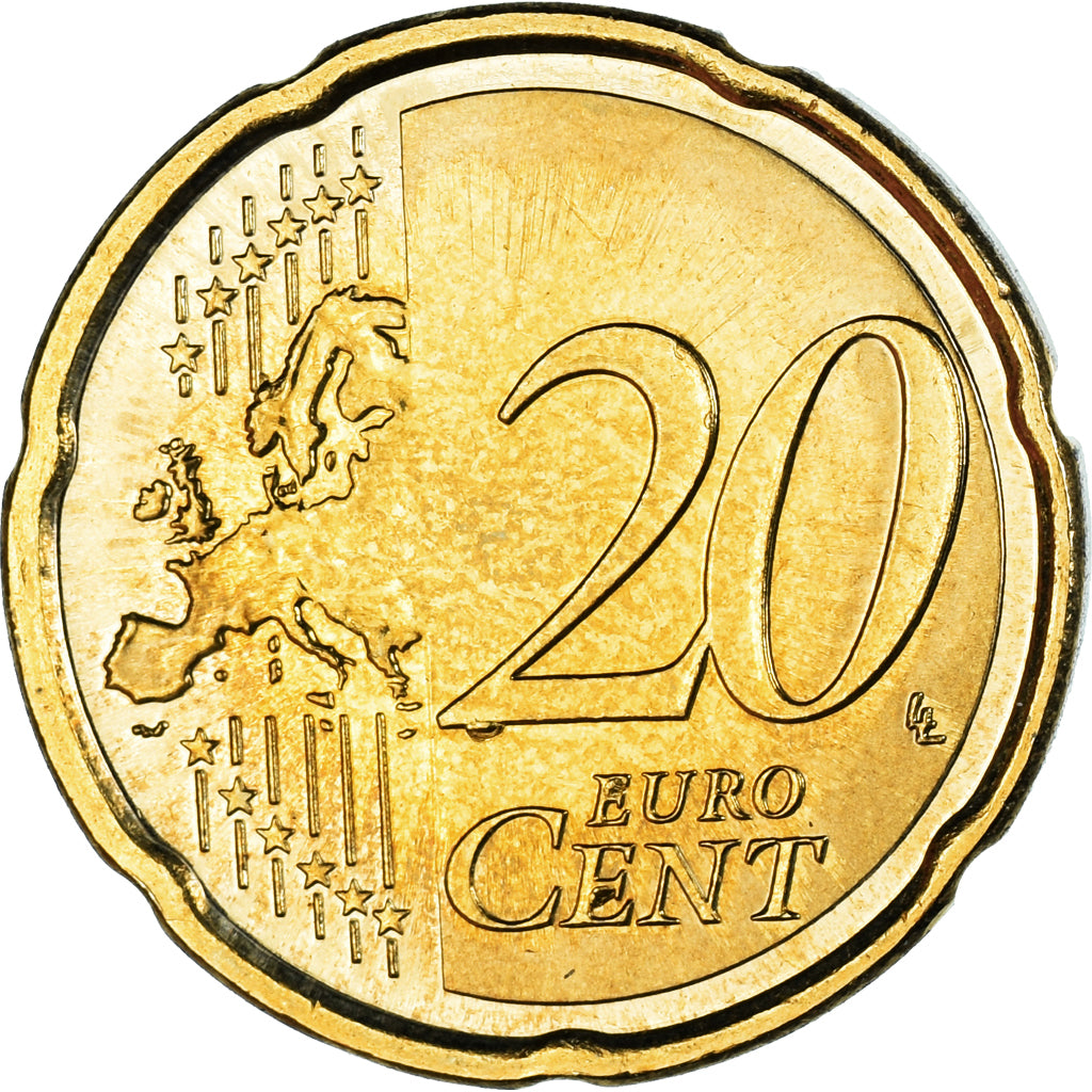 Belgium, 20 Euro Cent, 2011, Brussels, AU(55-58), Brass, KM:278