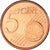 Słowenia, 5 Euro Cent, 2007, Vantaa, AU(55-58), Miedź platerowana stalą