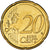 Moneta, Słowenia, 20 Euro Cent, 2007, Vantaa, AU(55-58), Mosiądz, KM:72