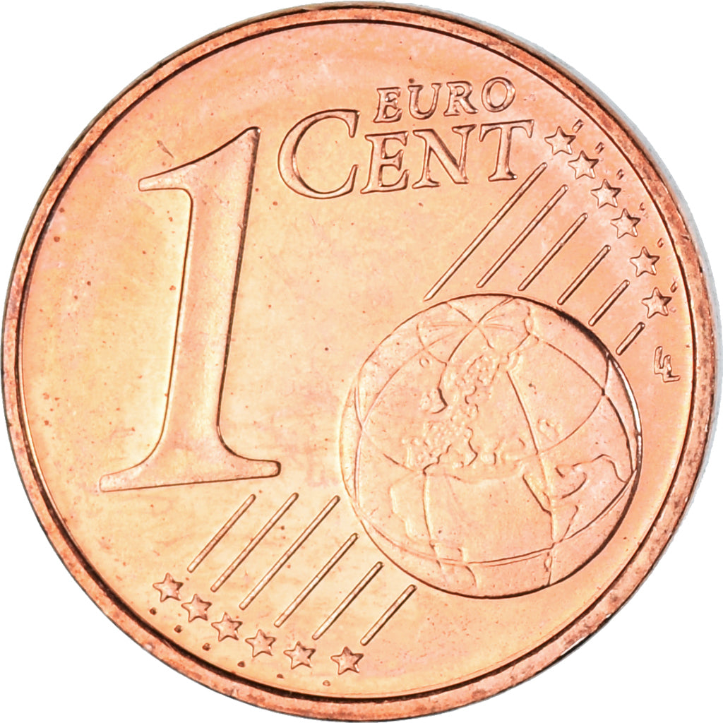 Niemcy - RFN, Euro Cent, 2015, Karlsruhe, AU(55-58), Miedź platerowana stalą