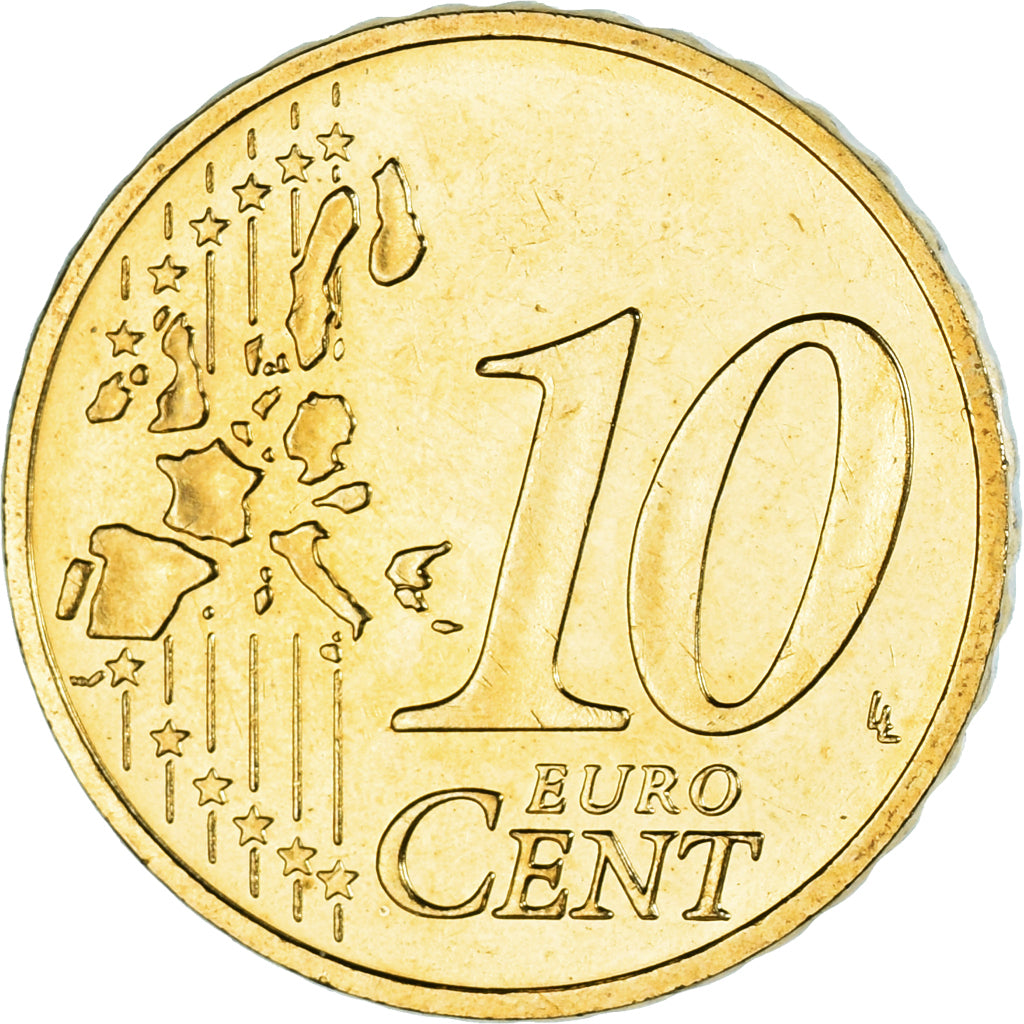GERMANIA - REPUBBLICA FEDERALE, 10 Euro Cent, 2004, Munich, SPL-, Ottone, KM:210