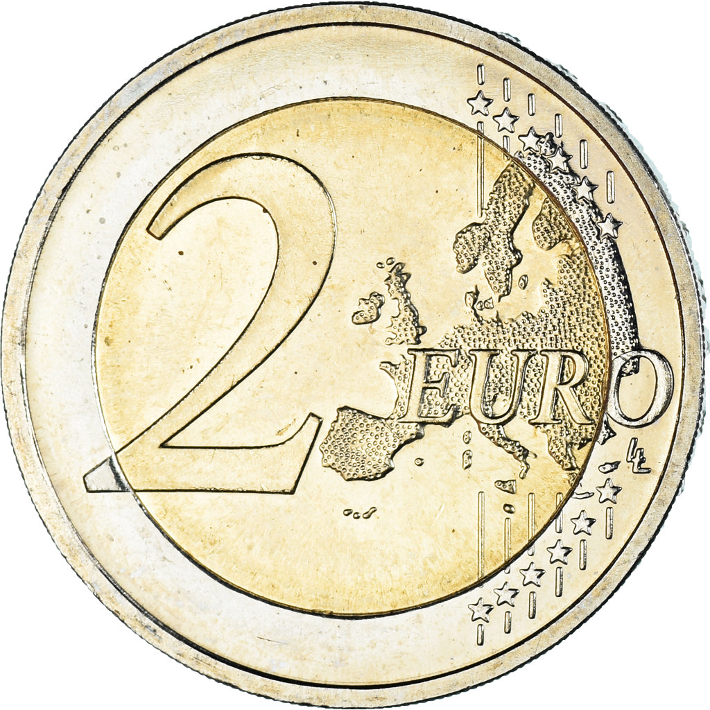 GERMANY - FEDERAL REPUBLIC, 2 Euro, 2014, Stuttgart, MS(60-62), Bi-Metallic