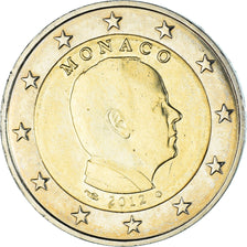 Monaco, 2 Euro, 2012, MS(60-62), Bimetaliczny, Gadoury:MC196